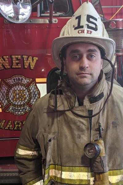 FIRE CHIEF Benjamin Nalborczyk - New Market Volunteer Fire Company